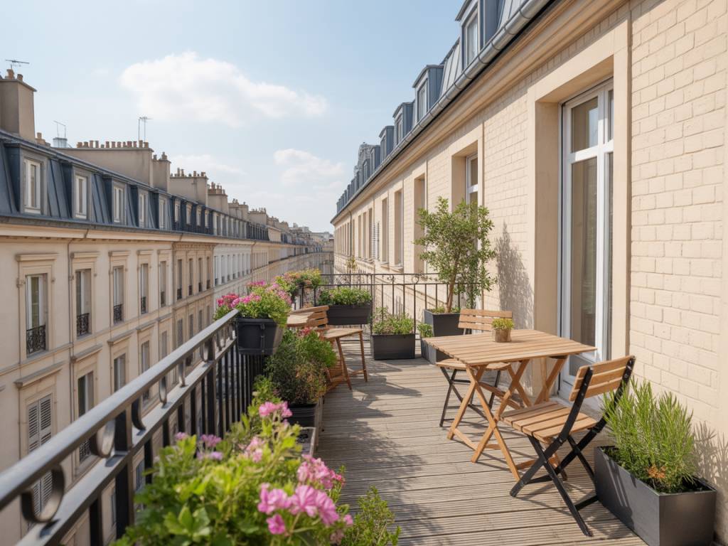 Les meilleures solutions pour créer un espace extérieur sur un balcon étroit