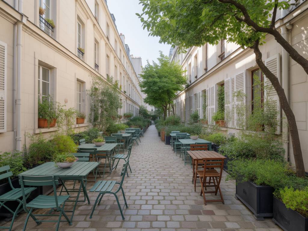 Comment transformer une cour intérieure parisienne en oasis urbaine