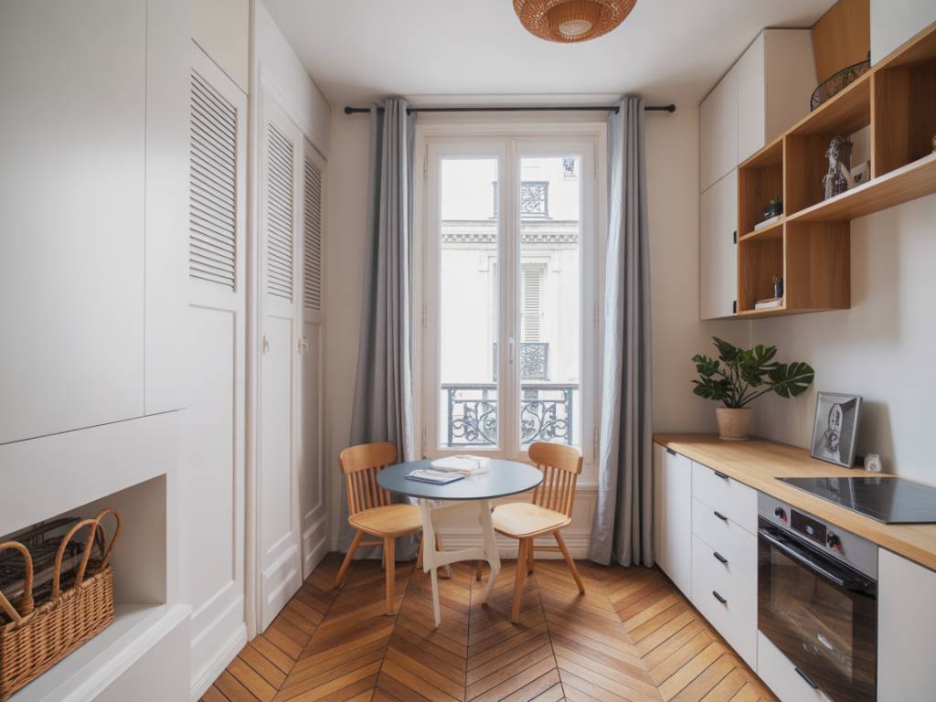 Réaménager un petit appartement parisien grâce à l’architecture intérieure sur mesure